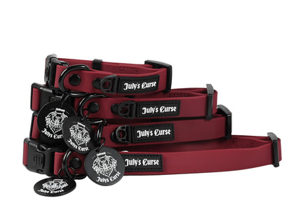 Waterproof Dog Collar - Wrath Red