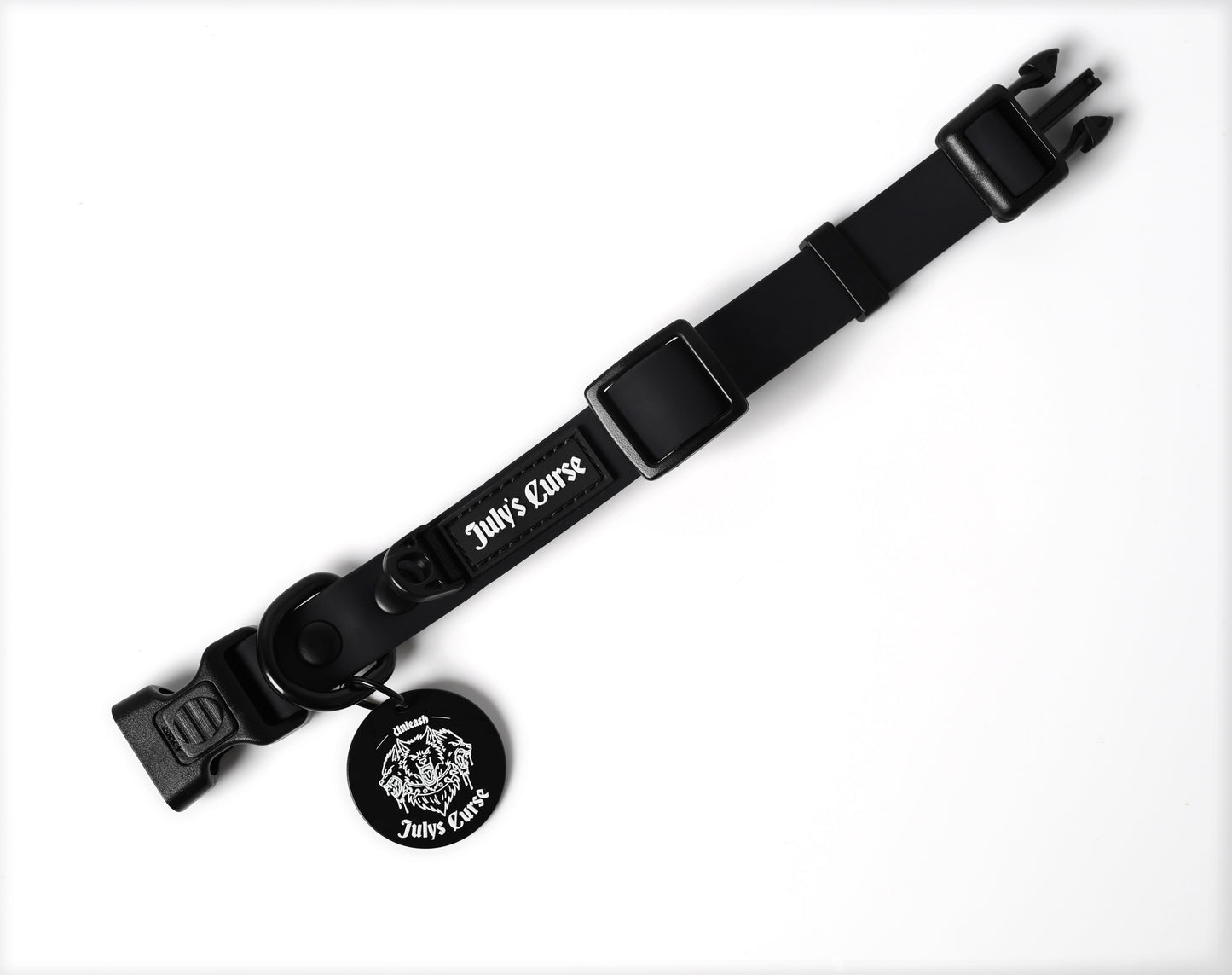 Waterproof Dog Collar - Pride Black