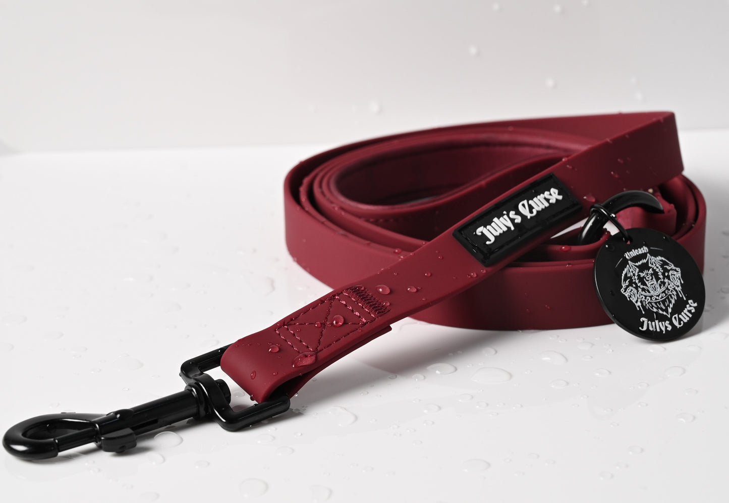 Waterproof Dog Leash - Wrath Red